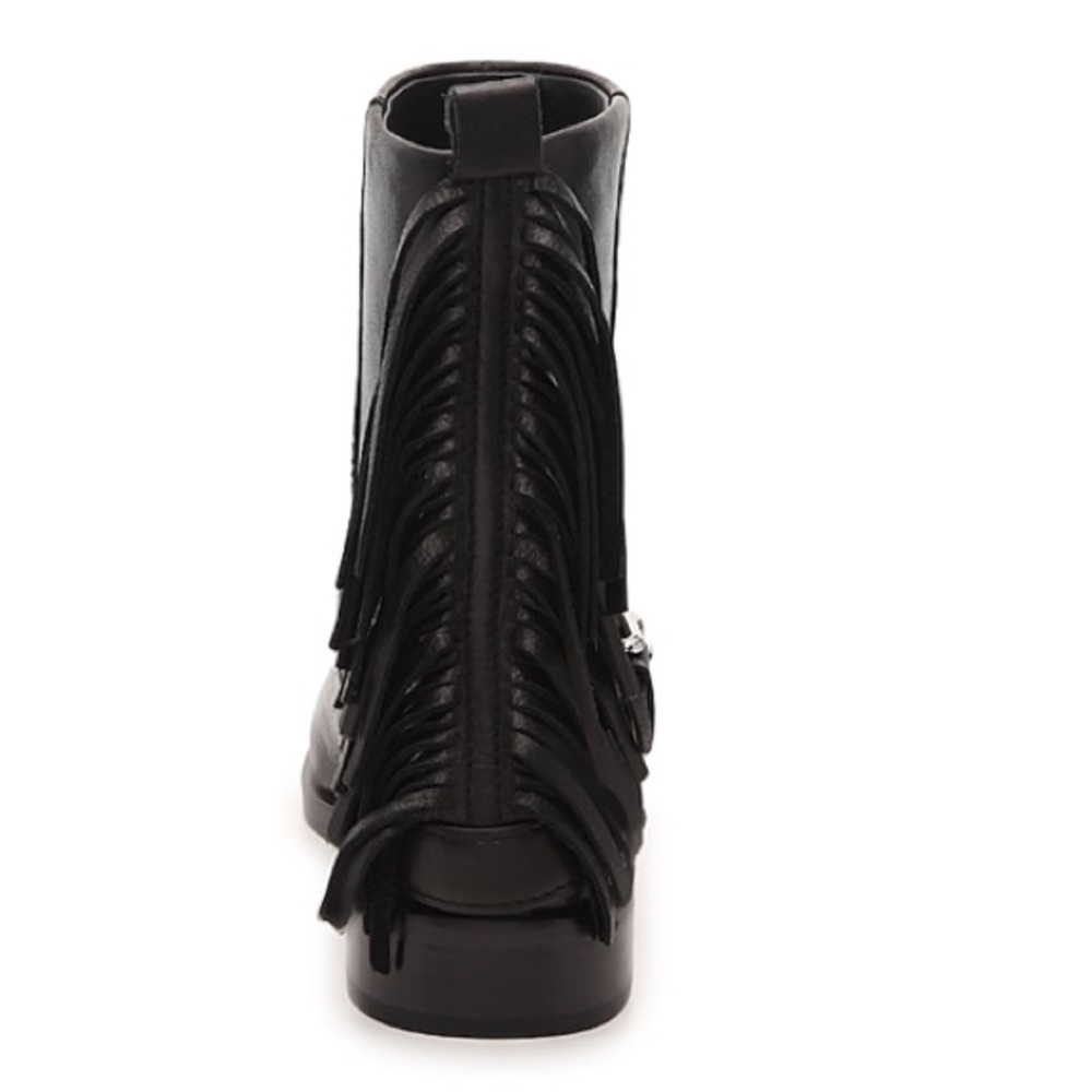 Rebecca Minkoff NWT Sanura Leather Fringe Boot - Picture 4 of 12